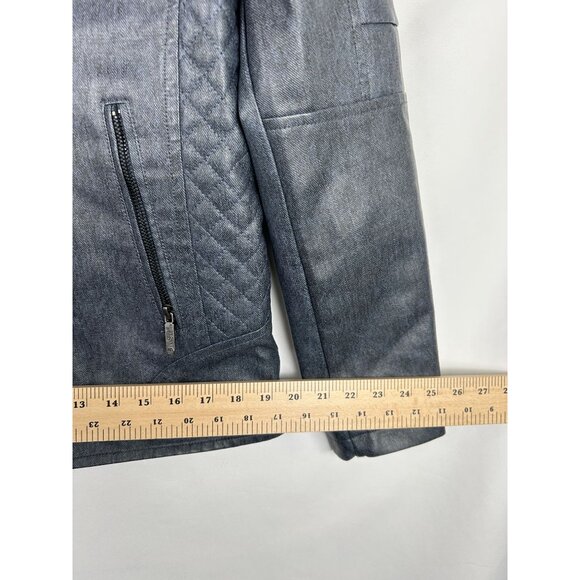 NWT Mens American Breed Blue Denim Jacket 100% Pleater Motorcycle Lining Medium - Picture 4 of 16